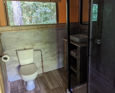 Safari Tent Shower Room