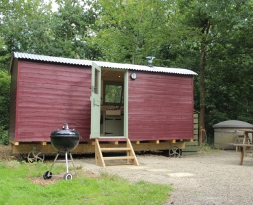 Shepherd's Hut with Private Hot Tub